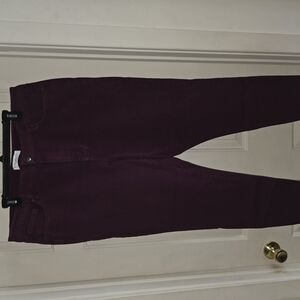 Women's Dark Red Jeans